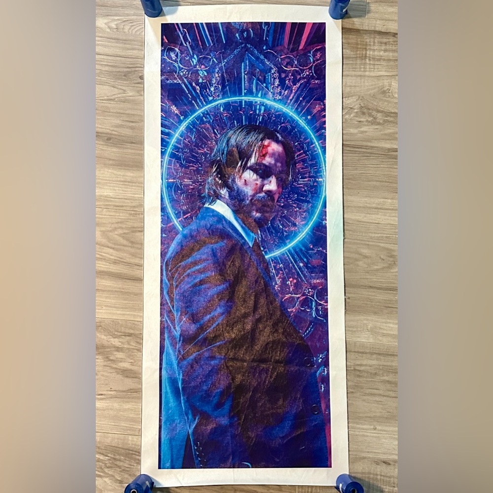John Wick Movie Art Poster Canvas Unframed